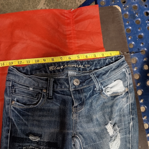 Distressed Blue Jeans for Women - Picture 6 of 17